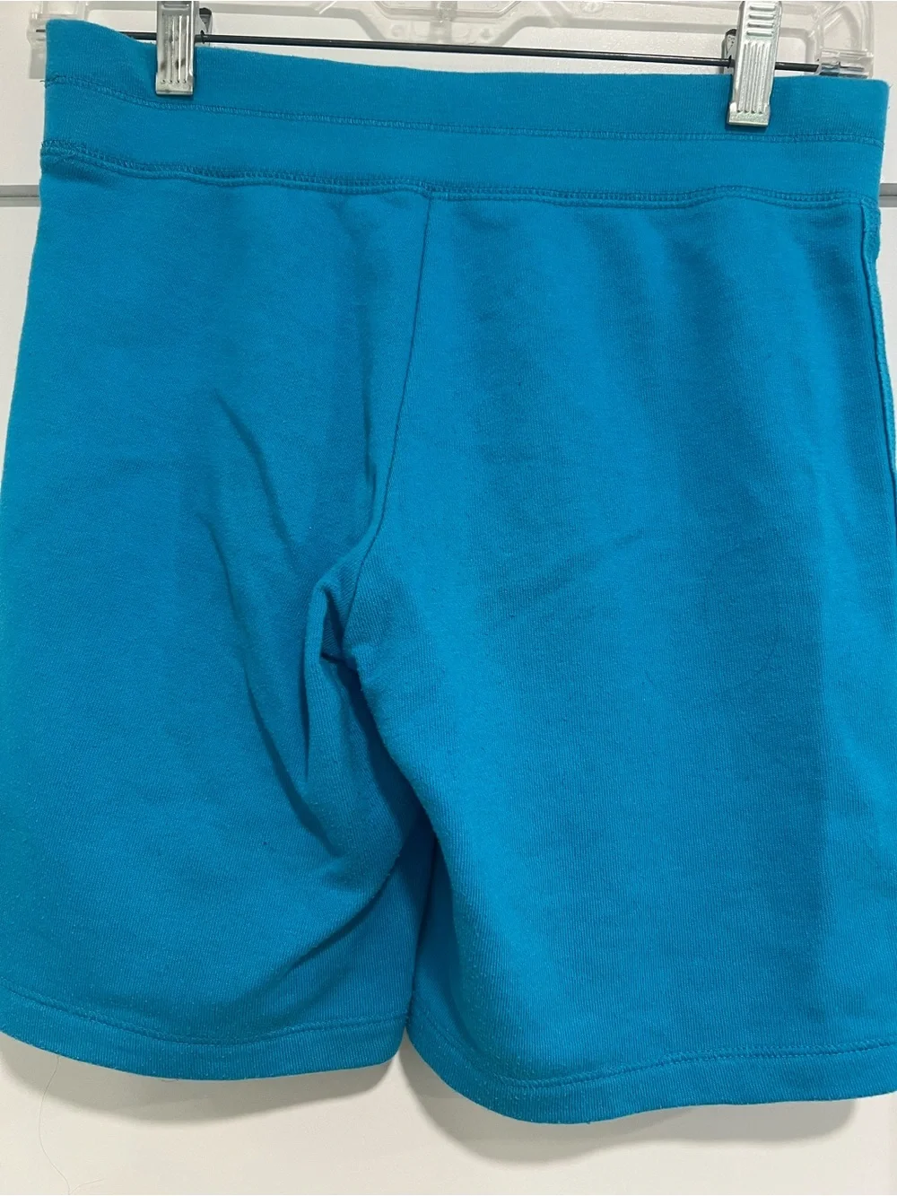Justice Bright Blue Drawstring Girls' Shorts, size 12